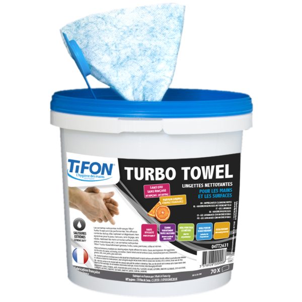 1059 LINGETTE NETTOYANTE ATELIER 30x33cm seau de 70 lingettes