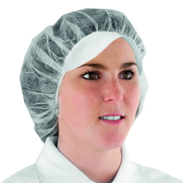 10871 CHARLOTTE A VISIÈRE BLANC  sachet de 100 u