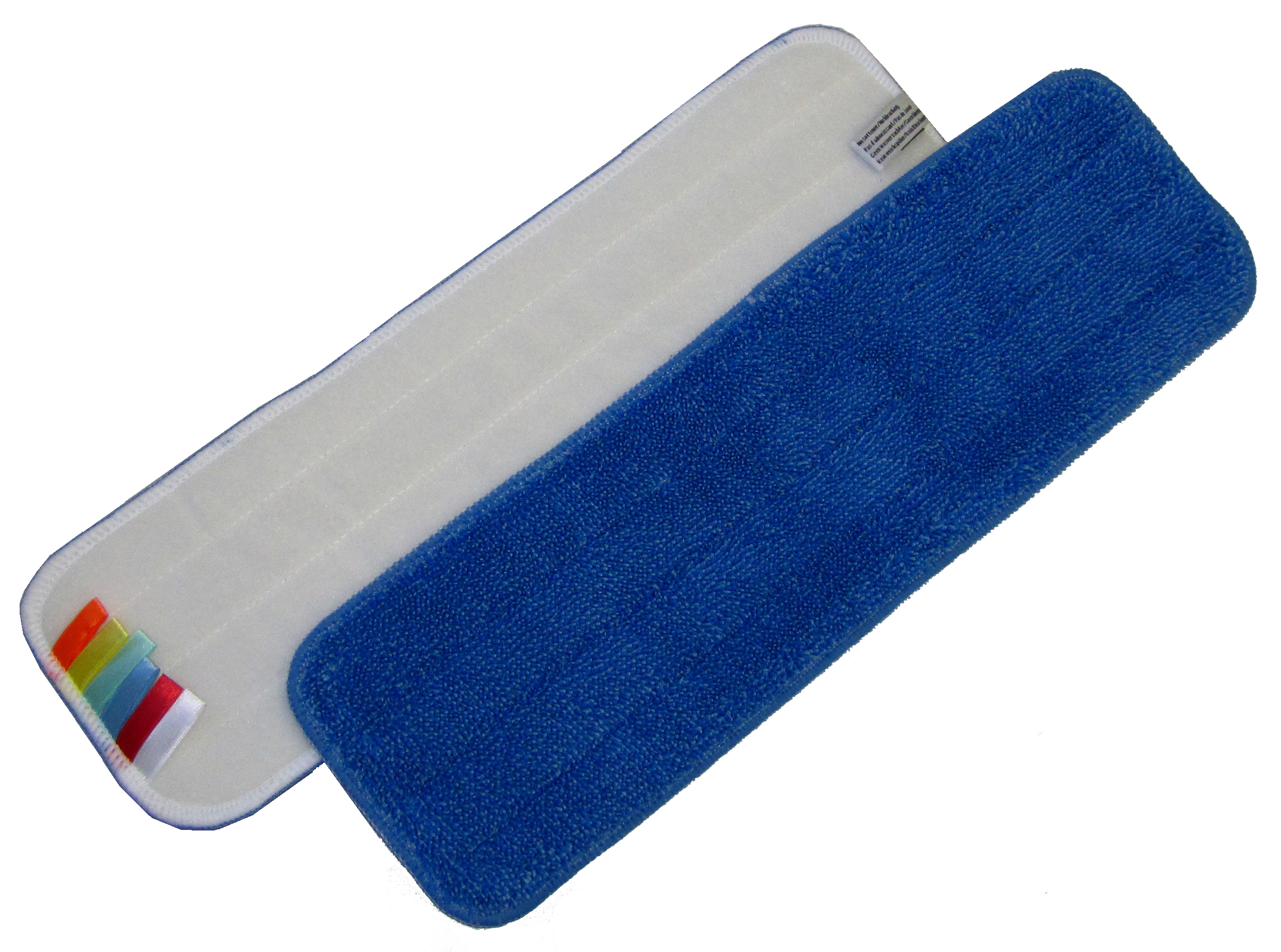 09521 FRANGE MICROFIBRE BLEU à velcro 60 cm