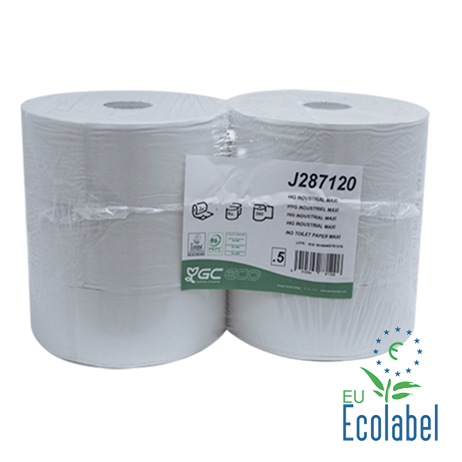 3505 PAPIER MAXI TOILETTE 380 m ÉCOLABEL colis de 6