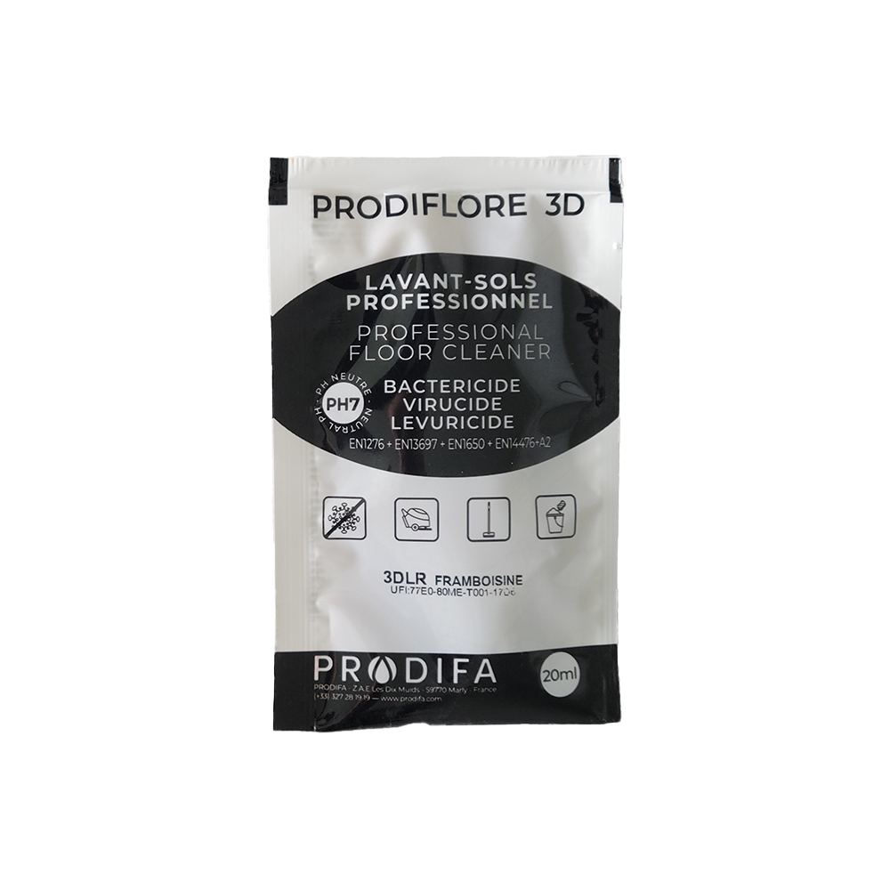 3906 DOSETTE NETTOYANTE DÉSINFECTANTE RÉMANENTE Framboise 20 ml 250 Doses