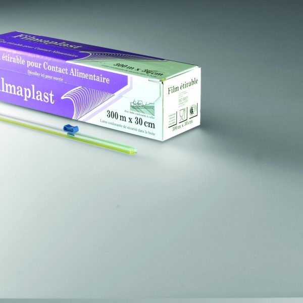 25001 Film Étirable Alimentaire 30cmx300m Boite Distributrice ZipCup