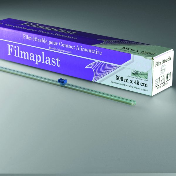 25002 Film Étirable Alimentaire 45cmx300m Boite Distributrice ZipCup