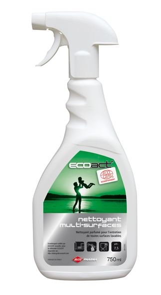 02976 Ecoact' Nettoyant Multi-Surfaces spray 750 ml