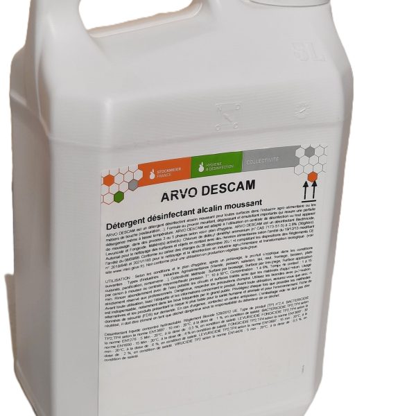360 ARVO DESCAM Détergent Désinfectant Dégraissant bidon 5 kg