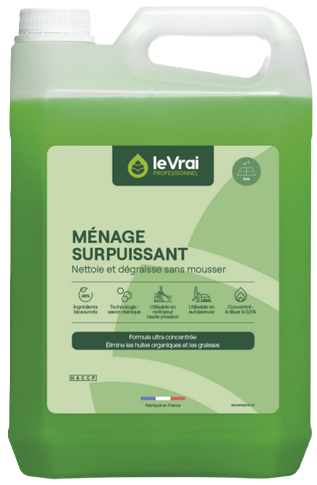 0310 MÉNAGE SURPUISSANT - LE VRAI -  BIDON 5 L